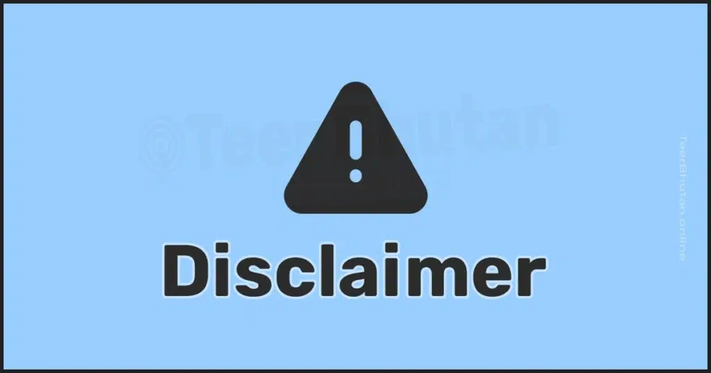 disclaimer