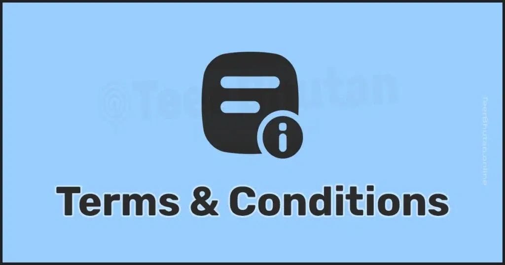 terms and conditions